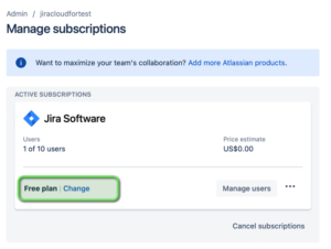 Manage Subscription