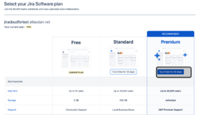 Select Your Jira Software Plan